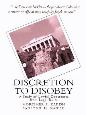 cover image of Discretion to Disobey
